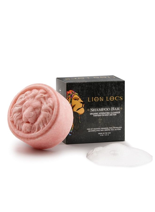 Beard Gains Lion Locs Shampoo Bar & Conditioner - Works for All Hair Types - Dreadlocks, Microlocs, Sisterlocks, Wicks, Brotherlocks, Braids | Build Up & Residue Free (5oz) - Image 1