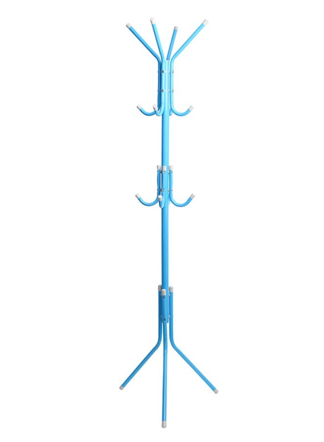 Coat Rack, Freestanding Coat Rack with 8 Hooks and 3 Adjustable Size Tree Coat Racks for Bedroom, Hallway, Entrance, Office, for Hats, Coats, Scarves, Handbags (Blue) - Image 2