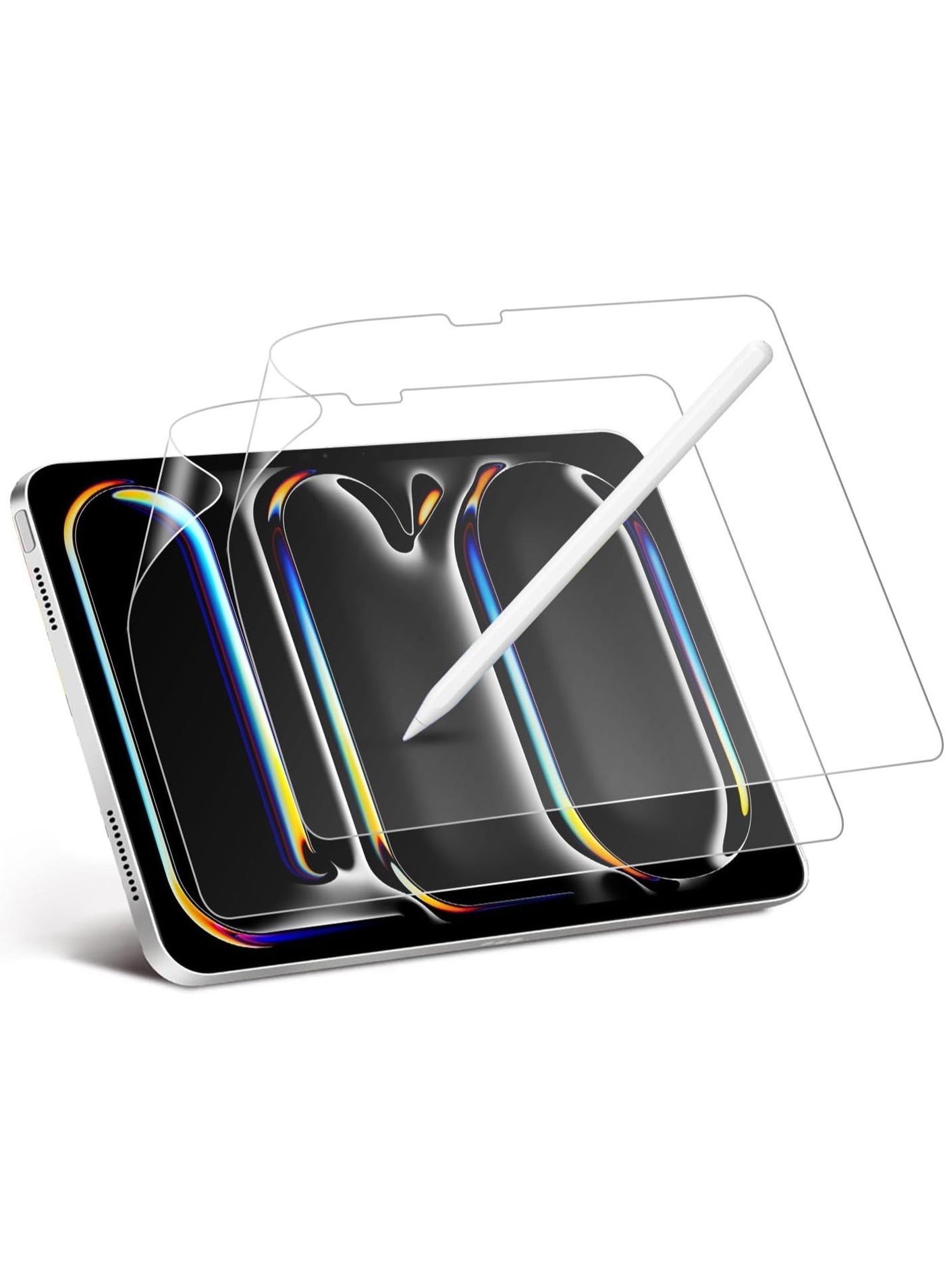 2 Packs Paper-Feel Screen Protector for iPad Pro 13-inch (M5/M4 2025/2024)/iPad Air 13-inch(M4/M3/M2 2026/2025/2024),Anti-Glare Matte PET Anti Reflection Film, Write and Draw Like on Paper