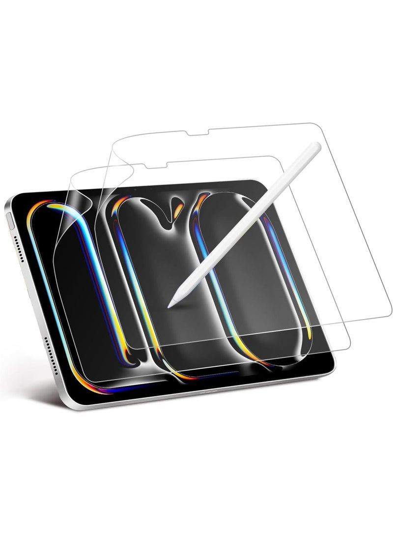 2 Packs Paper-Feel Screen Protector for iPad Pro 13-inch (M5/M4 2025/2024)/iPad Air 13-inch(M4/M3/M2  2026/2025/2024),Anti-Glare Matte PET Anti Reflection Film, Write and Draw Like on Paper - Image 1