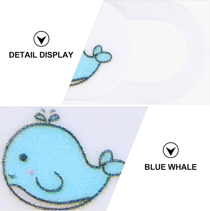 3pcs Webcam Cover Slide for Laptop and Tablet, Blue Whale Pattern Privacy Protection, Anti-Peeping Camera Cover for Computer and PC - Image 3