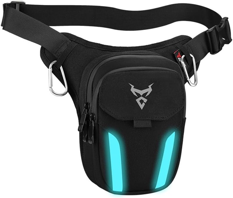 mjmoto Motorcycle Leg Bag Thigh Belt Waterproof Fanny Pack for Bikers and Hikers - Image 1