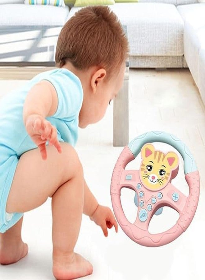 DNGM Creation Kids Driving Steering Wheel Funny Interactive Driving Wheel with Music (CAT) - Image 5