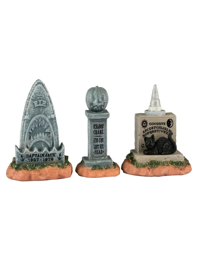 Lemax Spooky Town Horrid Headstones #44308