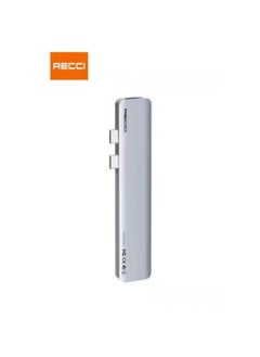 7 in 2 Hub for iphone 2*Type-C TO HDMI+USB3.0+USB2.0+SD+TF+Type-C+PD RH08