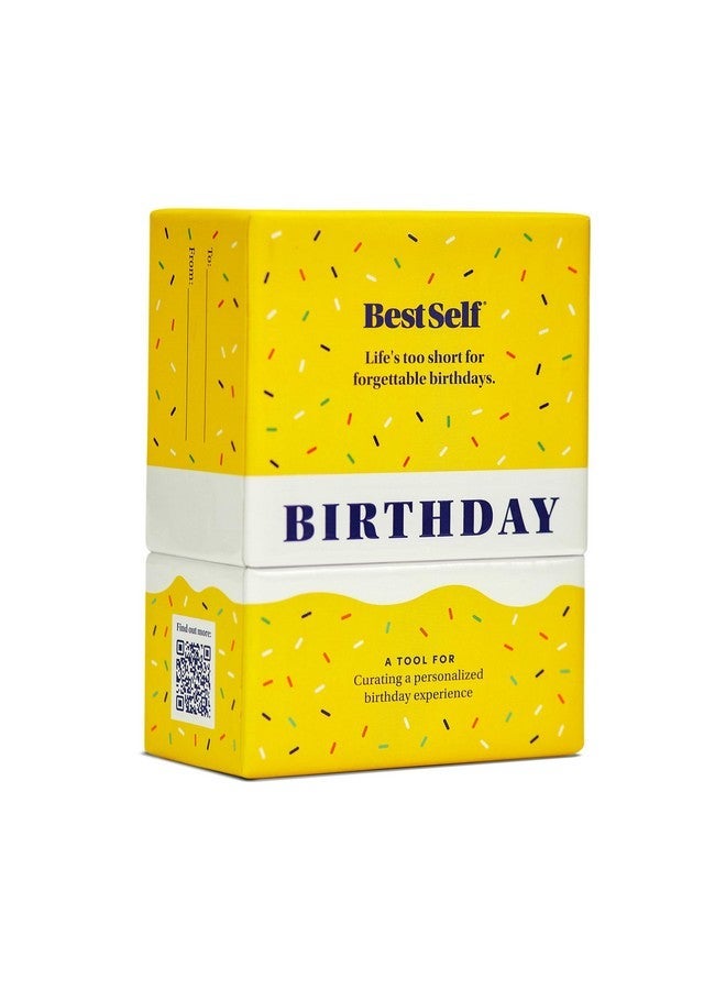 بست سيلف كو. BestSelf Birthday Deck - 75 بطاقة محادثة وأنشطة لاحتفالات أعياد الميلاد التي لا تنسى | ألعاب ورق الحفلات الممتعة والهادفة والجذابة | هدايا للعائلة والأزواج والأصدقاء - Image 3