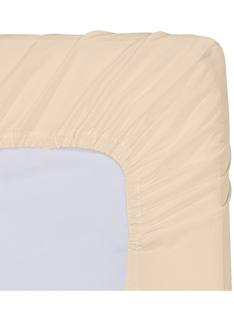 Utopia Bedding Utopia Bedding Queen Fitted Sheets - Bulk Pack of 6 Bottom Sheets - Soft Brushed Microfiber - Deep Pockets - Shrinkage & Fade Resistant - Easy Care (Beige)  - Image 3
