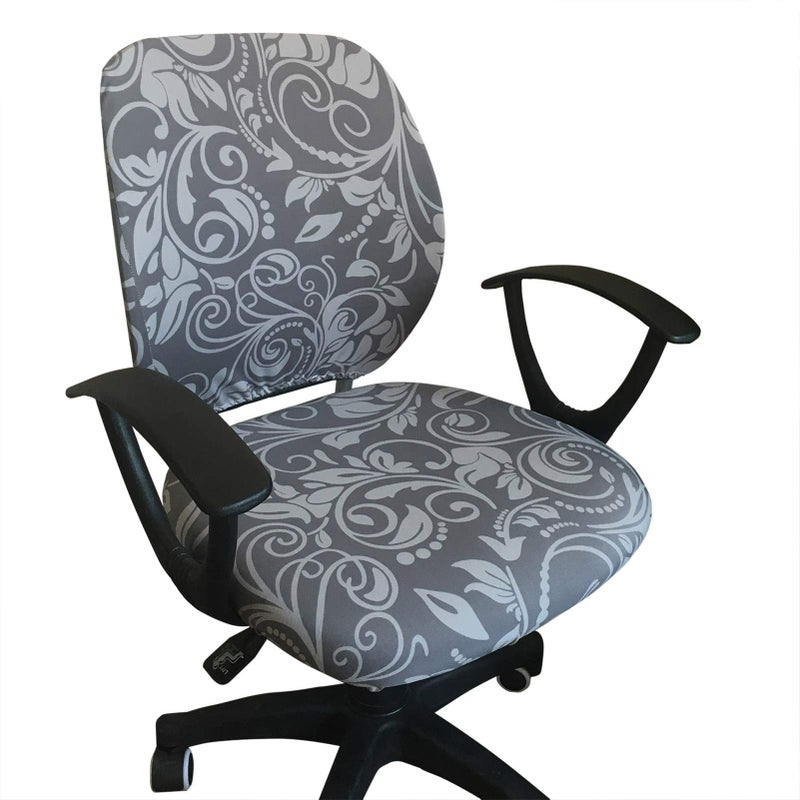 Melaluxe Melaluxe Computer Office Chair Cover  Protective  Stretchable Universal Chair Covers Stretch Rotating Chair Slipcover 