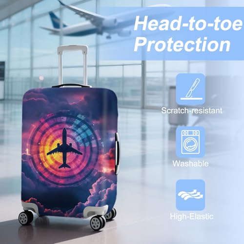 ANNA QUEEN Travel Luggage Cover Suitcase Protector Suitcase Cover Anti-Scratch,Stretchable Luggage Travel Bag Cover Washable - Image 2
