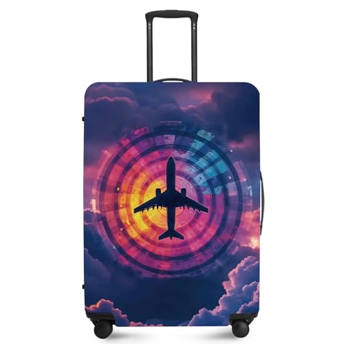 ANNA QUEEN Travel Luggage Cover Suitcase Protector Suitcase Cover Anti-Scratch,Stretchable Luggage Travel Bag Cover Washable - Image 1