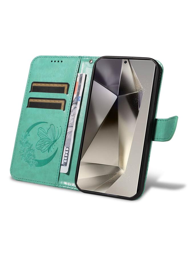 S-TOP Case For Samsung Galaxy S25 Ultra 5G Swallowtail Butterfly Embossed Leather Phone Case - Image 5