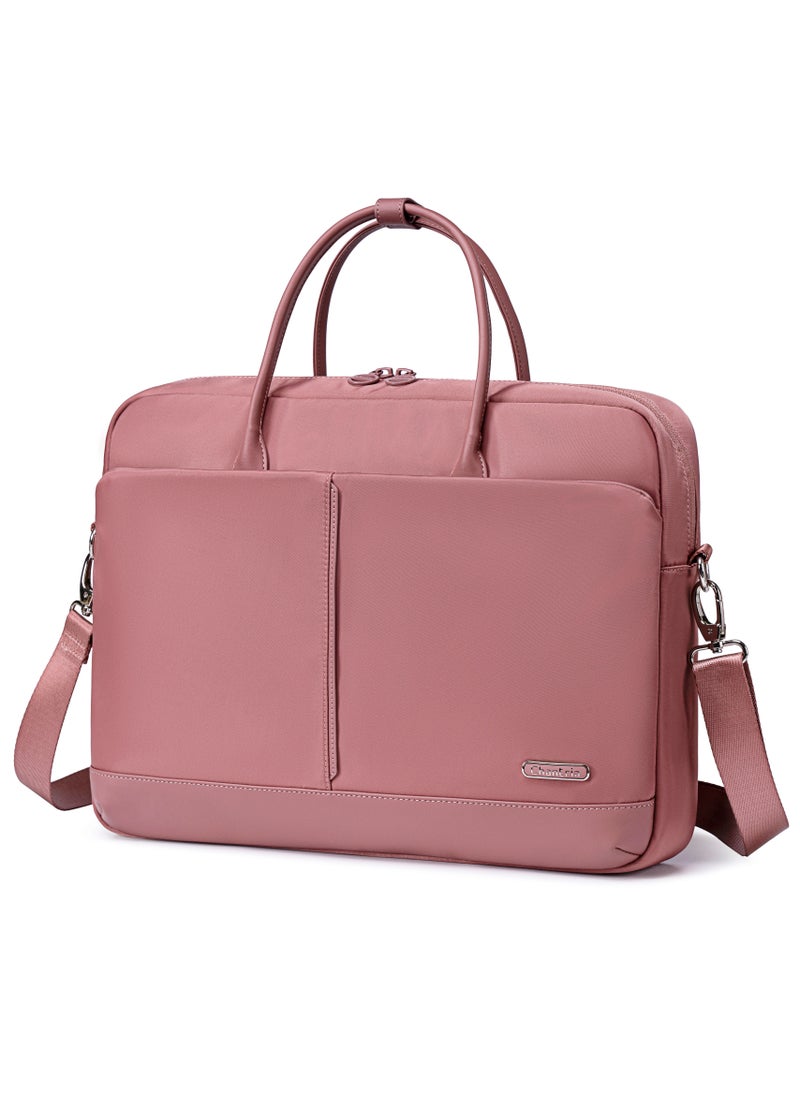 Chantria Premium Lightweight Laptop Bag for Women Water Resistant Multifunctional Hand Bag with Multiple Pockets for Casual/Work/College/ School, CB00772- Nostalgia Rose  - Image 1