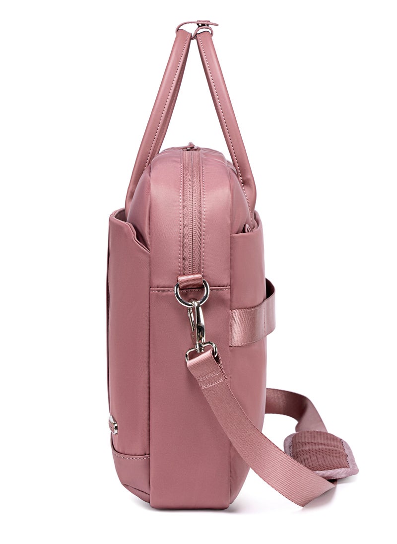 Chantria Premium Lightweight Laptop Bag for Women Water Resistant Multifunctional Hand Bag with Multiple Pockets for Casual/Work/College/ School, CB00772- Nostalgia Rose  - Image 2