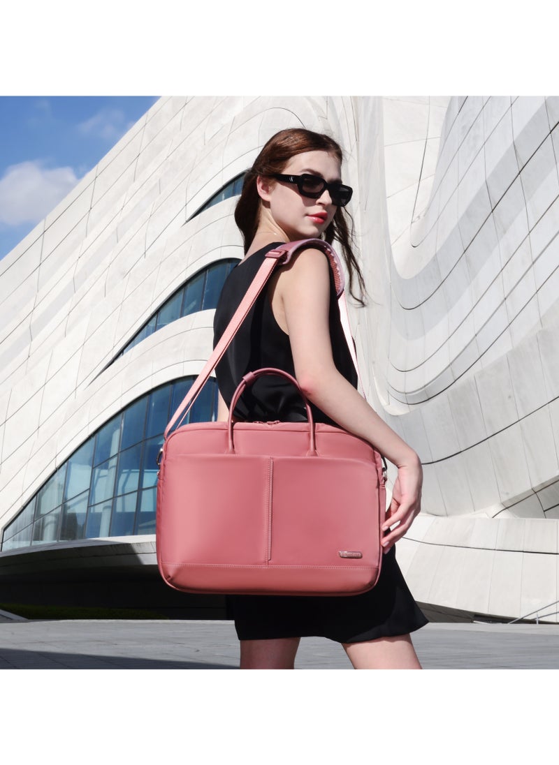 Chantria - Premium Lightweight Laptop Bag for Women Water Resistant Multifunctional Hand Bag with Multiple Pockets for Casual/Work/College/ School, CB00772- Nostalgia Rose - Image 1