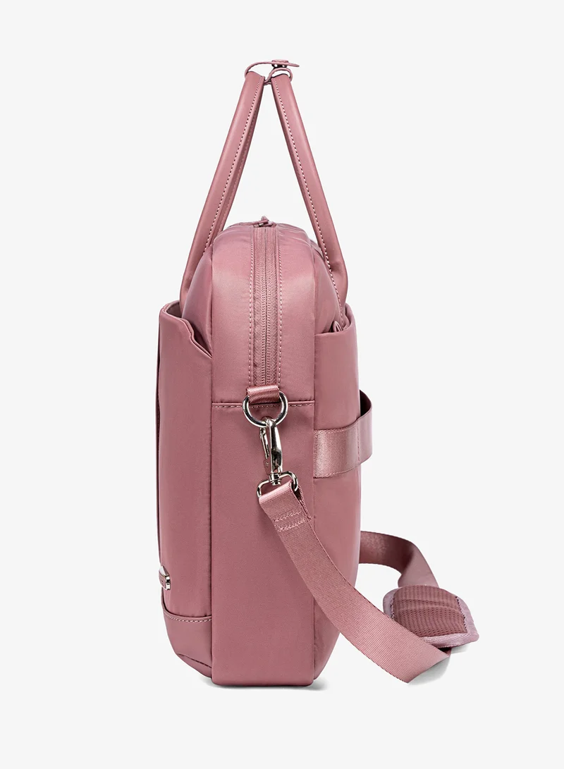 Chantria Premium Lightweight Laptop Bag for Women Water Resistant Multifunctional Hand Bag with Multiple Pockets for Casual/Work/College/ School, CB00772- Nostalgia Rose