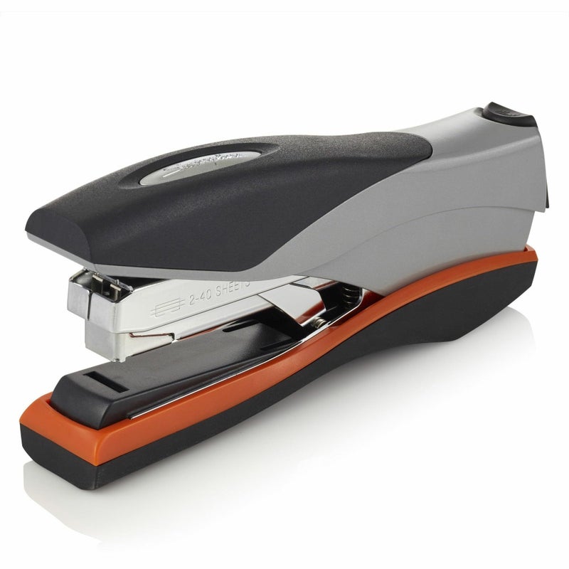 Swingline Stapler, 40 Sheet Capacity, Optima 40, Jam Free, Reduced Effort, Soft Grip, Metal, Orange and Gray (87845) - Image 3