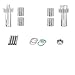 SDSLD Metal Differential Outdrives Set for 110 18 Scale Vehicles Upgrade for Arrma Bigrock Granite Kraton Outcast Senton Vorteks Infraction Typhon Vendetta AR310775 ARAC3999 Silver - Image 2