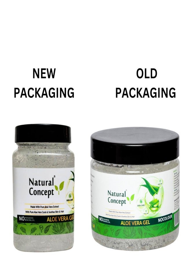 Natural Concept Aloevera Gel for Face Hair Skin 500gm | Non Toxic Organic Aloevera Extracted White Gel | Removes Pimples, Instant Glow, Removes Excess Oil, Non Sticky | Pack of 2 - Image 3