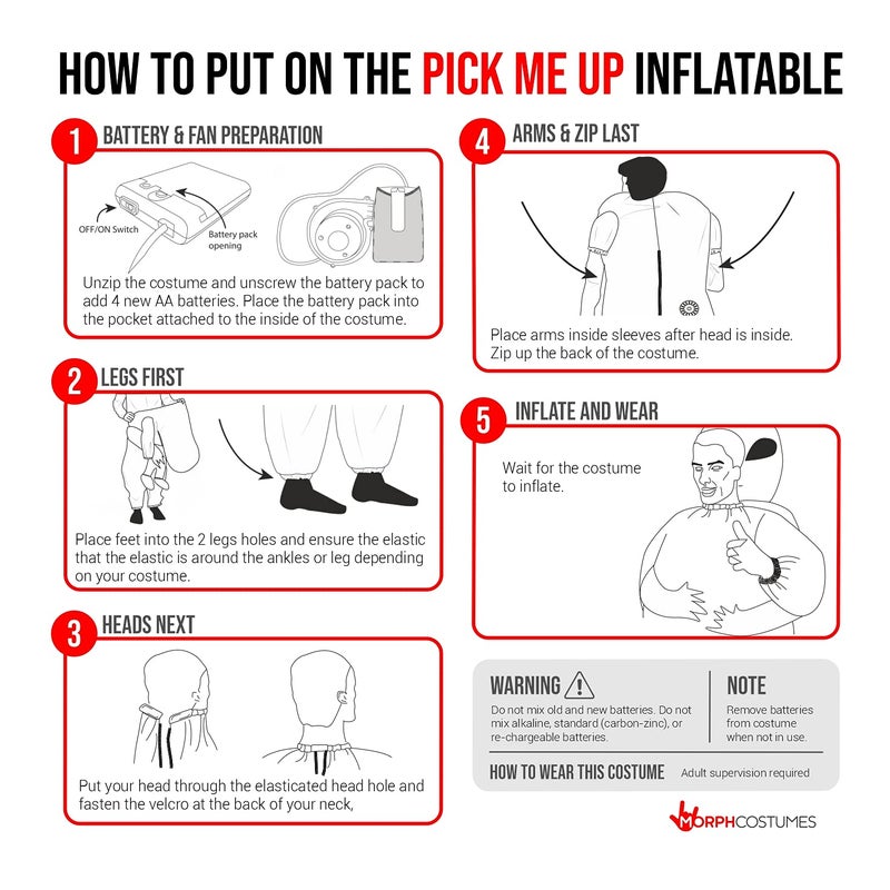 Morph Jet Pack Inflatable Costume Kids, Blow Up Costumes for Kids, Boys Inflatable Costume - Image 5