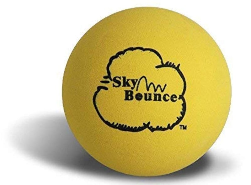 Sky Bounce Color Rubber Handballs for Recreational Handball, Stickball, Racquetball, Catch, Fetch, and Many More Games, 2 1/4-Inch, Yellow, 12 Count - Image 4