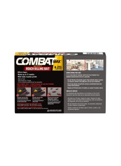 Combat Combat 12 Month Roach Killing Bait, Small Roach Bait Station, 0.64 Ounce, 18 Count - Cockroaches Killer  - Image 2