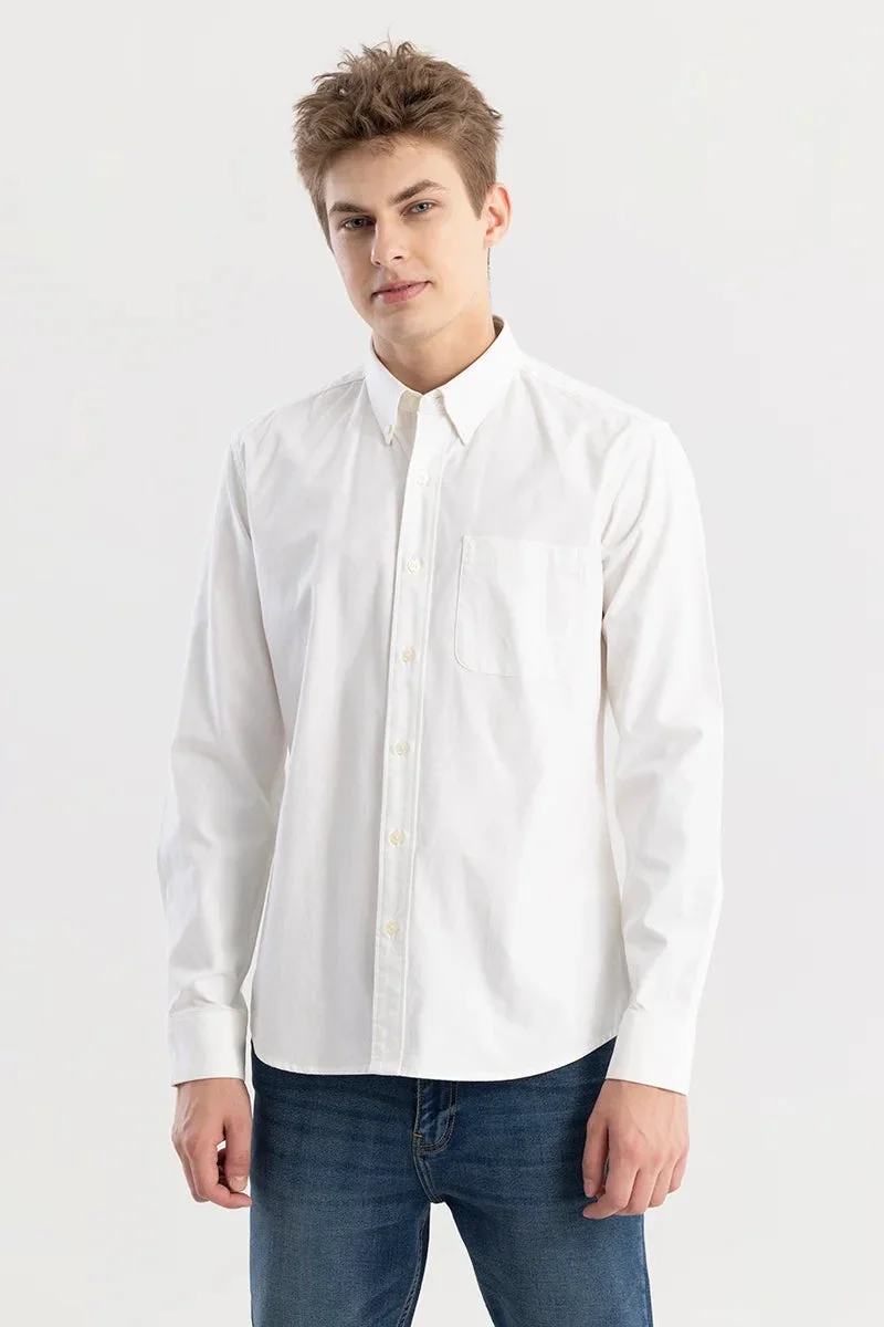 SNITCH Shirtolo Plain White Shirt