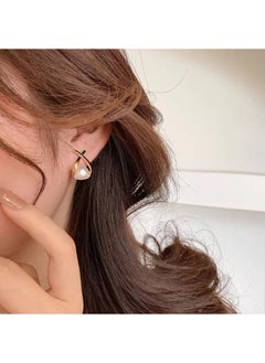 Aurafly Fashionable And Simple Dangle Earrings, Versatile Earrings, French Retro Hepburn Style Earrings  - Image 3
