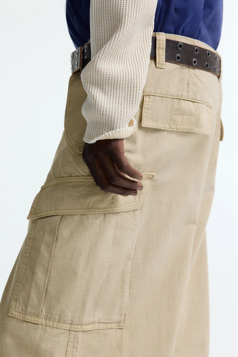 H&M  Loose Fit Cargo trousers for Men | Best Price UAE