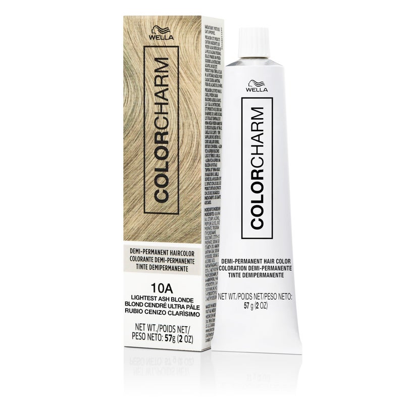 COLORCHARM Demi Permanent Hair Color 10A Lightest Ash Blonde Gloss, Refresh & Tone 2 Fl Oz - Image 2