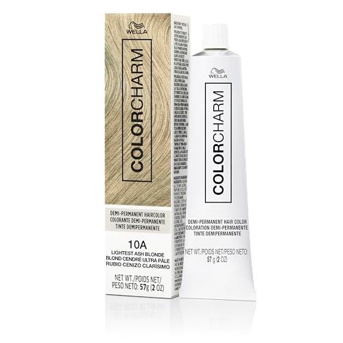 COLORCHARM Demi Permanent Hair Color 10A Lightest Ash Blonde Gloss, Refresh & Tone 2 Fl Oz - Image 1