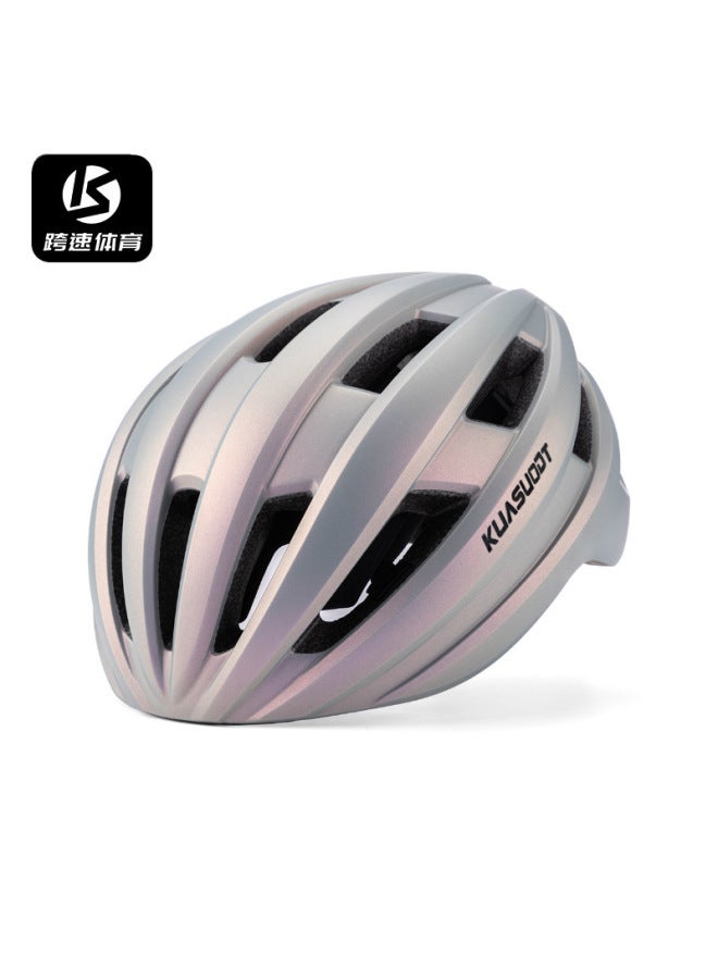 Aerodynamic Bicycle Helmet for Road and Mountain Biking, Unisex, Integrated Ventilation, One-Piece Molding, Dual Certification - Cat's Eye Pink