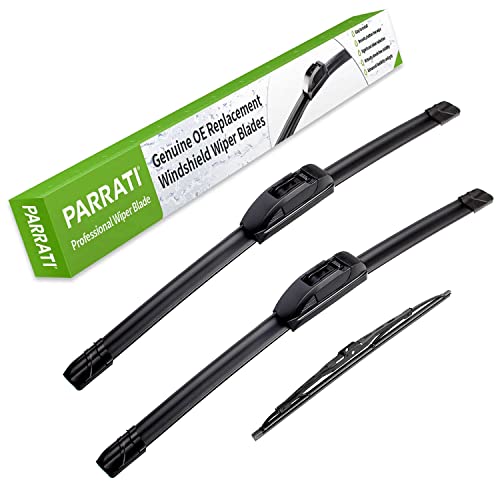 PARRATI® Windshield Wipers for Dodge Grand Caravan 2008-2020,26"+20" Front and 16" Rear,OEM Replacement Wiper Blades,Quiet & Streak-Free(Set of 3) - Image 1