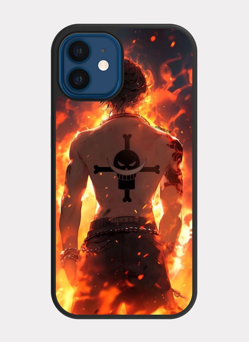 PXLAAT iPhone 12 case cover One Piece Ace - Image 1