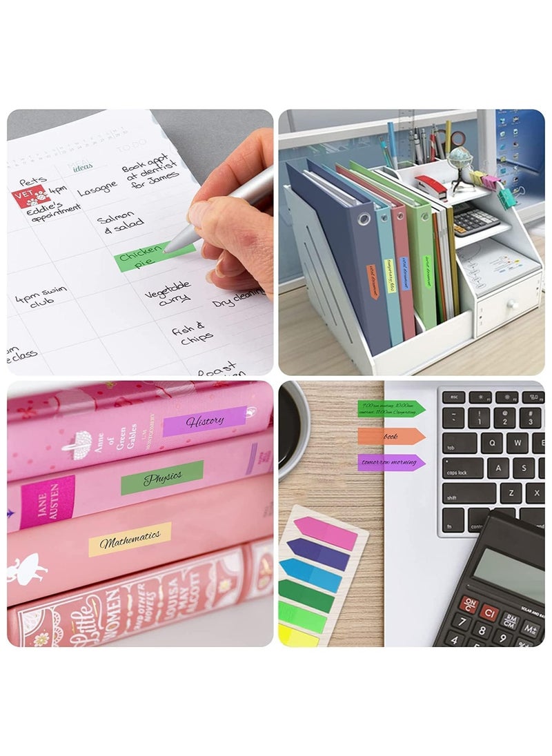 MARKQ - 175 Pcs Arrow Page Markers, Post-It Sticky Notes Tab, Index Tab Flags for Home School Office Supplies (7 colors) - Image 1