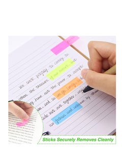 MARKQ 175 Pcs Arrow Page Markers, Post-It Sticky Notes Tab, Index Tab Flags for Home School Office Supplies (7 colors)  - Image 4