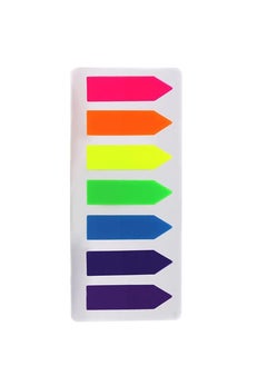 MARKQ 175 Pcs Arrow Page Markers, Post-It Sticky Notes Tab, Index Tab Flags for Home School Office Supplies (7 colors)  - Image 1