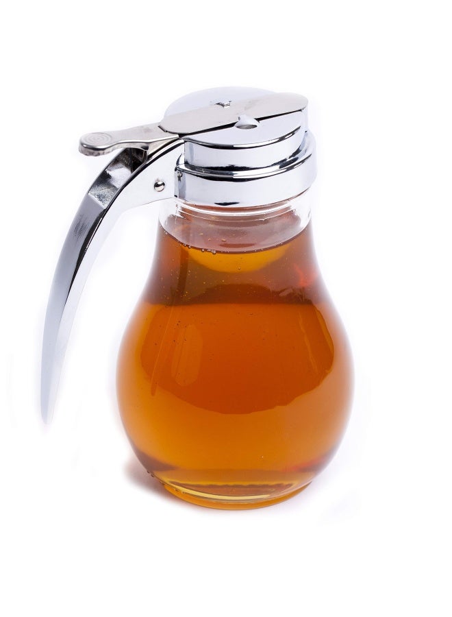 Ehomea2Z  Syrup Dispenser Honey Pot Glass Jar Commercial Quality With Metal Top Update Box Gift For Mom - Image 5