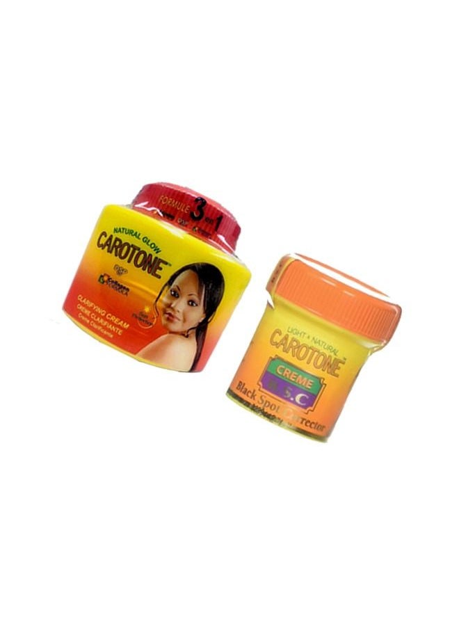 Carotone Black Spot Corrector Cream 30 ml With Collagen Formula Clarifying Cream 135ml  - Image 3