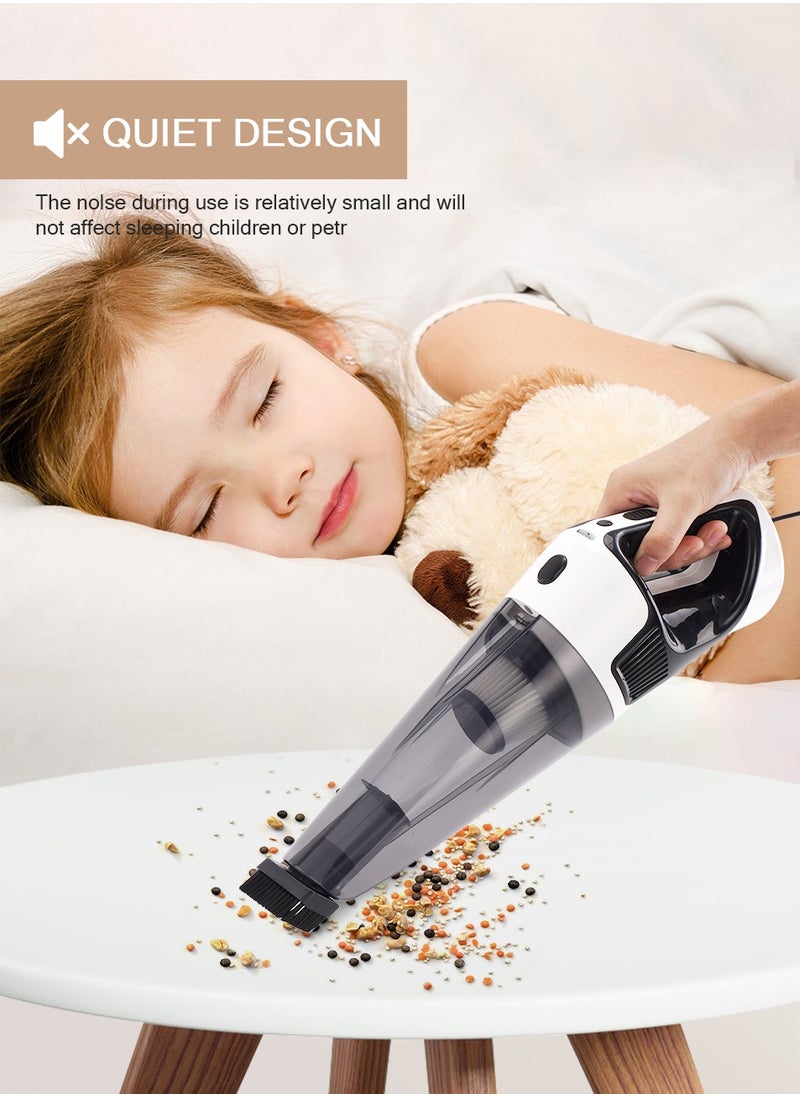 Luttec Luttec 4.5M Corded Stick Vacuum Cleaner, 300W 11KPA Power Stick Vacuum Cleaner, 2 in 1 Ultra- Light Corded Vacuum Cleaner Converts to a Hand Vacuum, Great for Pet Hair & Hard Floor  - Image 3