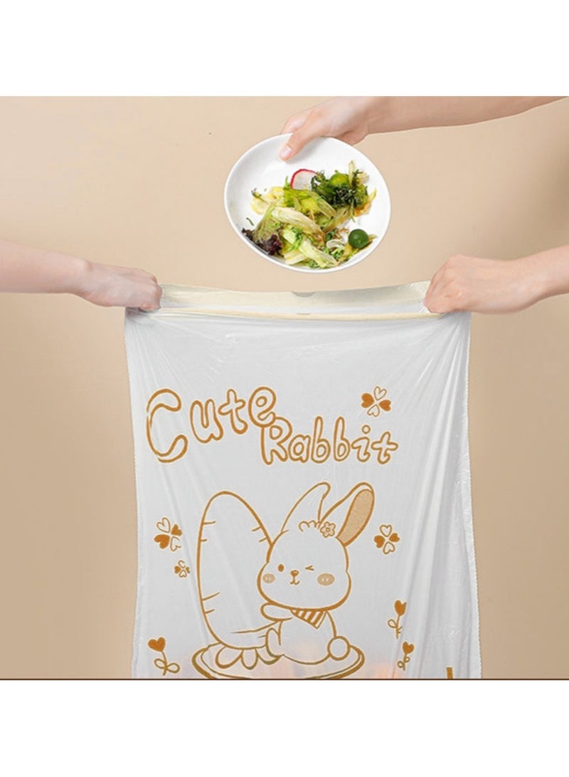 EBMINI Drawstring Style Garbage Bag Hand-held Thickened Printed Garbage Bag Printed  - Image 3