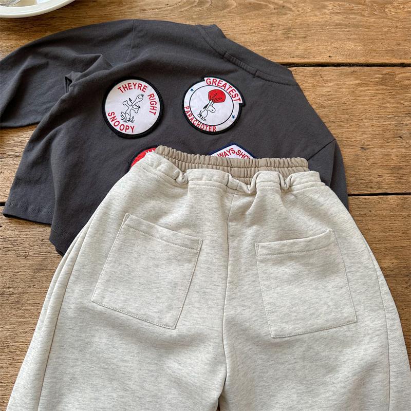 Chenma Kidsren'S Pants 2025 Spring And Style Contrasting Color Knitted Sweatpants For Boys And Girls Baby Leggings Sports Casual Pants - Image 5