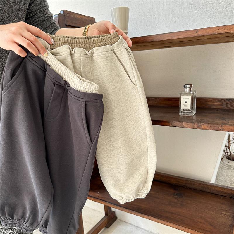 Chenma Kidsren'S Pants 2025 Spring And Style Contrasting Color Knitted Sweatpants For Boys And Girls Baby Leggings Sports Casual Pants - Image 2