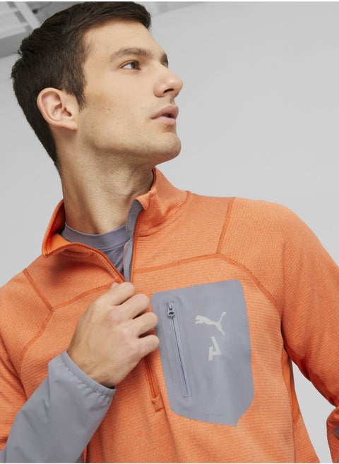 SEASONS rainCELL Trail Mens Running Half-Zip Pullover