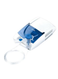 Beurer Beurer  IH 21 is an efficient nebulizer that uses compressed-air technology to deliver medication for respiratory issues. It features a compact and user-friendly design, providing fine mist particles that effectively reach the lungs.  - Image 1