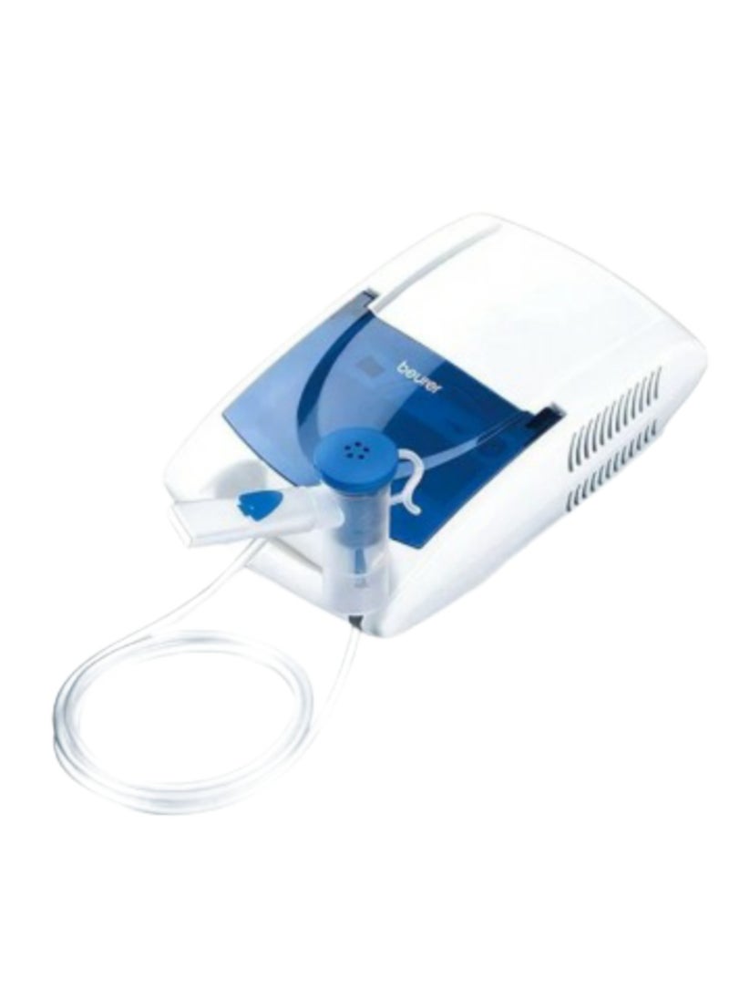 Beurer - Beurer  IH 21 is an efficient nebulizer that uses compressed-air technology to deliver medication for respiratory issues. It features a compact and user-friendly design, providing fine mist particles that effectively reach the lungs. - Image 1