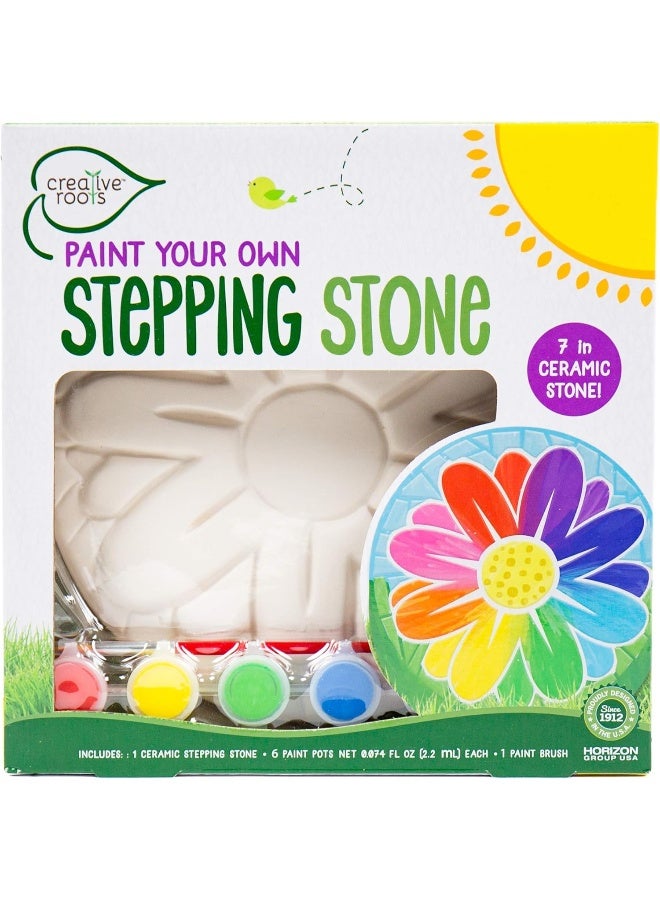 Creative Roots Paint Your Own Flower Stepping Stone - Image 1