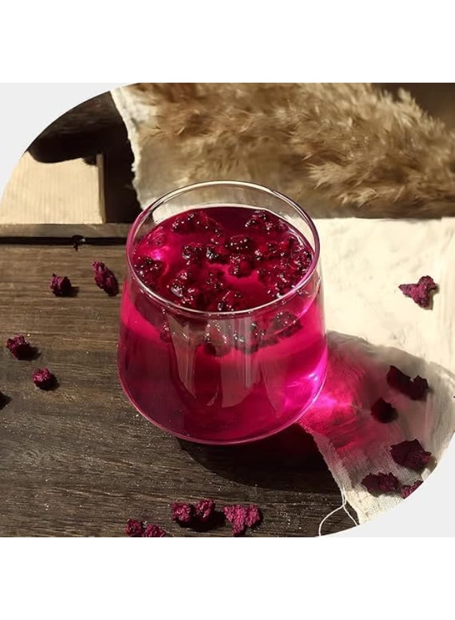 tamwenatelzekrayat Dried Dragon Fruit Slices, Healthy Natural Sweet & Chewy Snack, Vegan & Halal Certified, 60g - Image 5