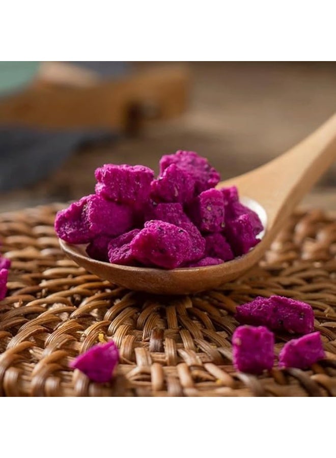 tamwenatelzekrayat Dried Dragon Fruit Slices, Healthy Natural Sweet & Chewy Snack, Vegan & Halal Certified, 60g - Image 3