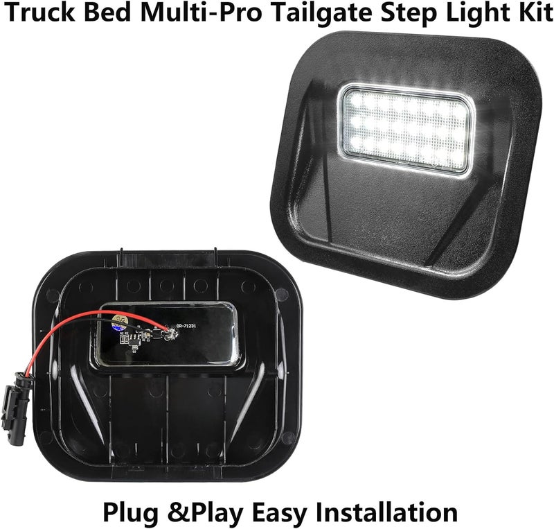 autboom LED Tailgate Step Light Truck Bed Multi-Pro Lamp Assembly Kit for GMC Sierra and Chevrolet Silverado (2020-2025) - Image 5