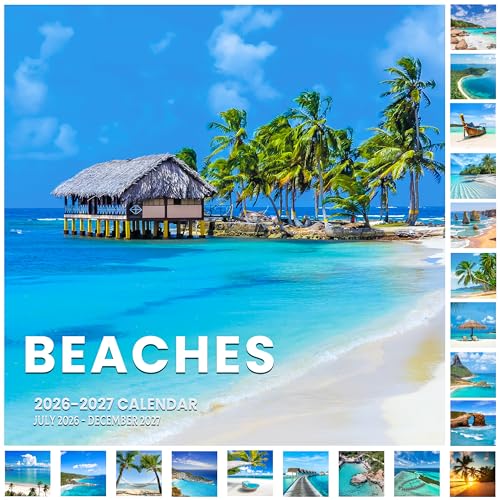 Chambom Calendar 2026-2027 - 18 Month Wall Calendar 2026-2027 JUL 2026 - DEC 2027, 2026-2027 Wall Calendar, Large Blocks, Calendar Wall for Office School Home Organizing & Planning, 12" x 24"(open) - Image 1